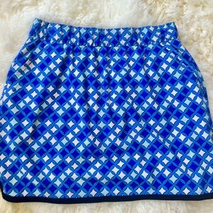 T by Talbots EVERYDAY STRETCH SKORT DREAMY Black Blue White. Large